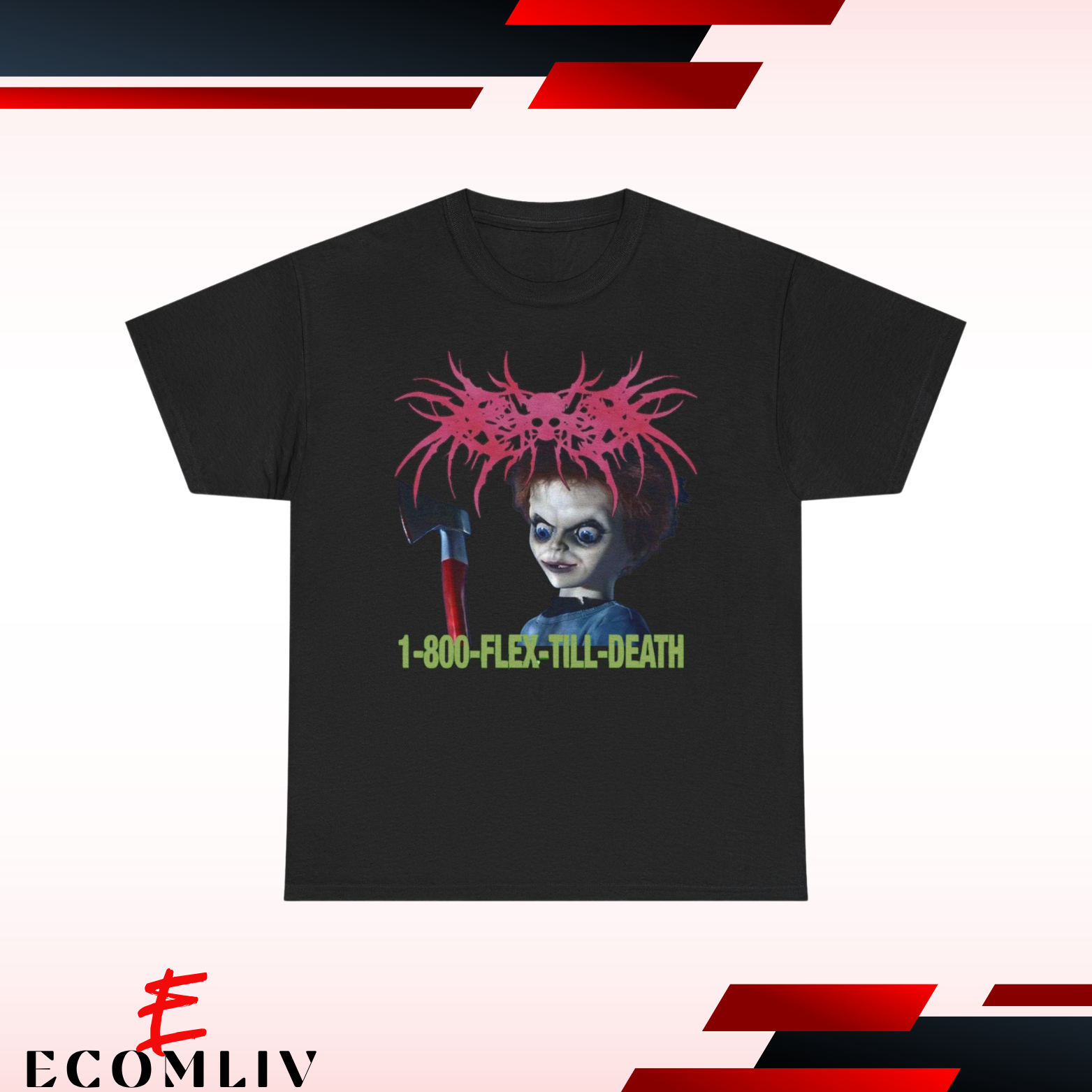 Osamason Nettspend Underground Chucky Jumpout 1 800 Flex Til Death Unisex Heavy Cotton Tee